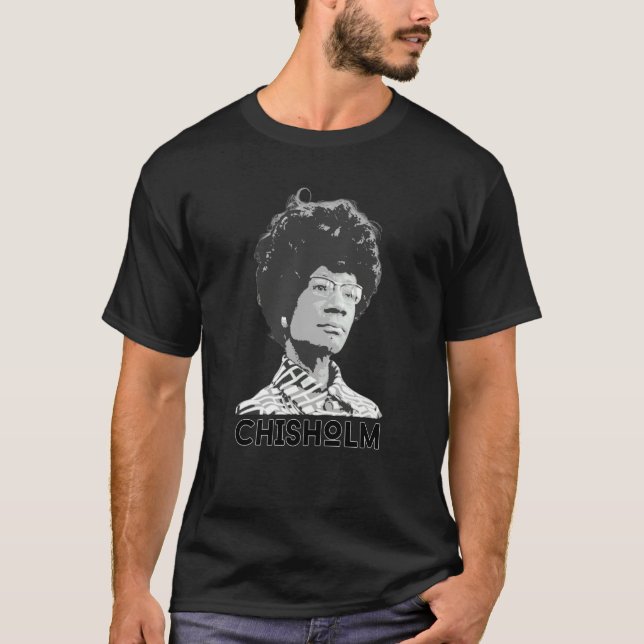 20th Century Politician Heroine Chisholm T-Shirt (Front)