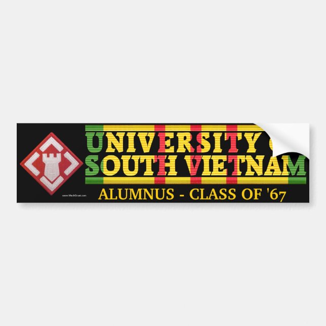 20th Engineer Bde - U of S Vietnam Alumnus Sticker (Front)