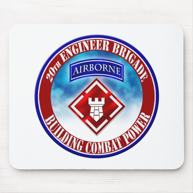 20th Engineer Brigade 001 Mouse Pad (Front)