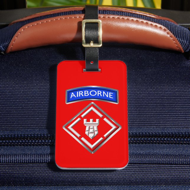 20th Engineer Brigade  Luggage Tag (Front Insitu 2)