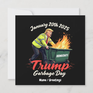 20th Jan 2025 Trump Garbage Day Sparks Political  Invitation