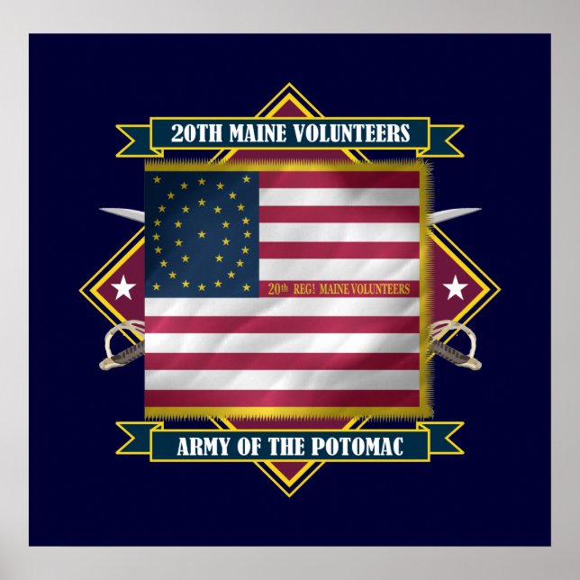 20th Maine (Diamond) Poster (Front)