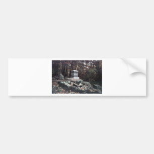 20th Maine Memorial on Little Round Top Gettysburg Bumper Sticker