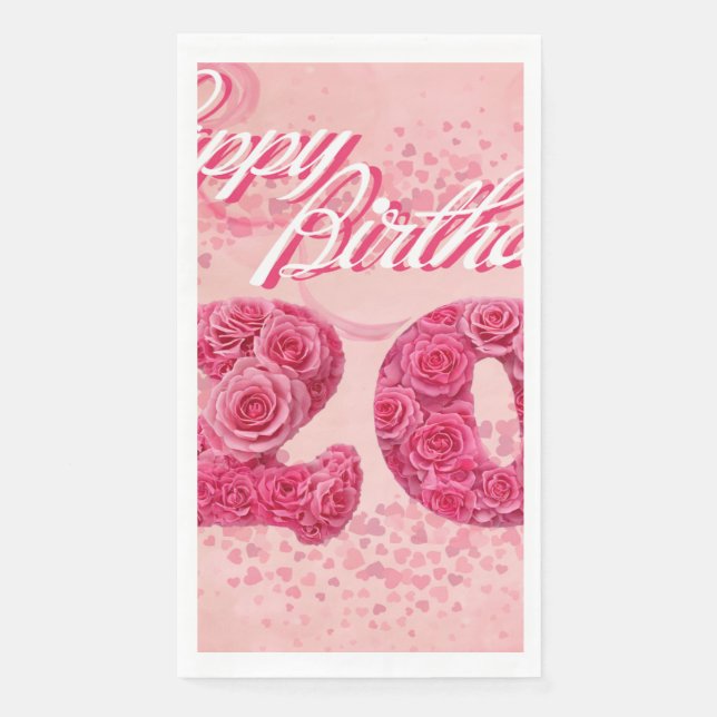 20th napkin (Front)