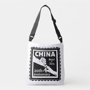 20th wedding anniversary China traditional Crossbody Bag
