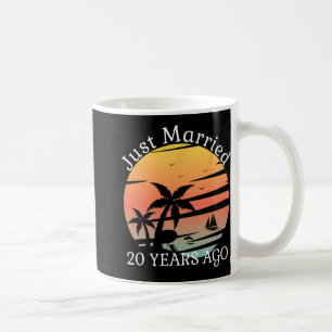 20th Wedding Anniversary Cruise Just Married 20 Ye Coffee Mug