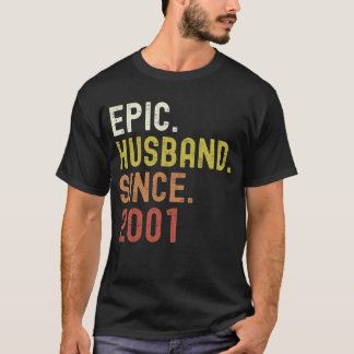 20th Wedding Anniversary Gift  2001 T-Shirt