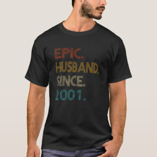20Th Wedding Anniversary Gift Him - Epic Husband S T-Shirt