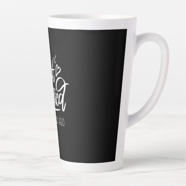 20th Wedding Anniversary Latte Mug (Right)