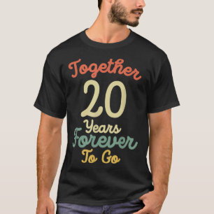 20th wedding anniversary  tee matching couples 20 