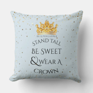 20x20 Pillow-Be A Pineapple Wear A Crown Cushion