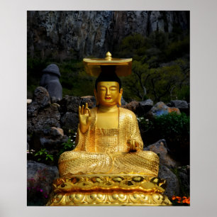 20x24 Golden Buddha Jeju-do Korea Photo Print