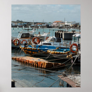 20x24 Udo Fishing Boats South Korea Photo Print