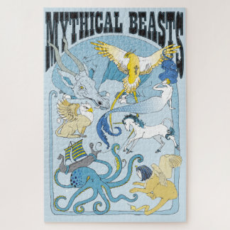 20x30 Mythical Beasts Puzzle for Colorblind People