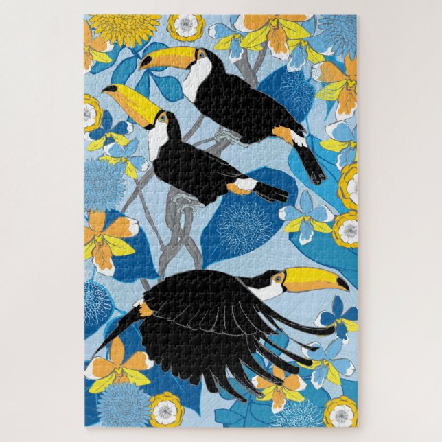 20x30 Toucan Puzzle for Colorblind People (Vertical)