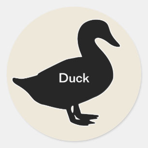 20x Stickers Meal Choice Duck