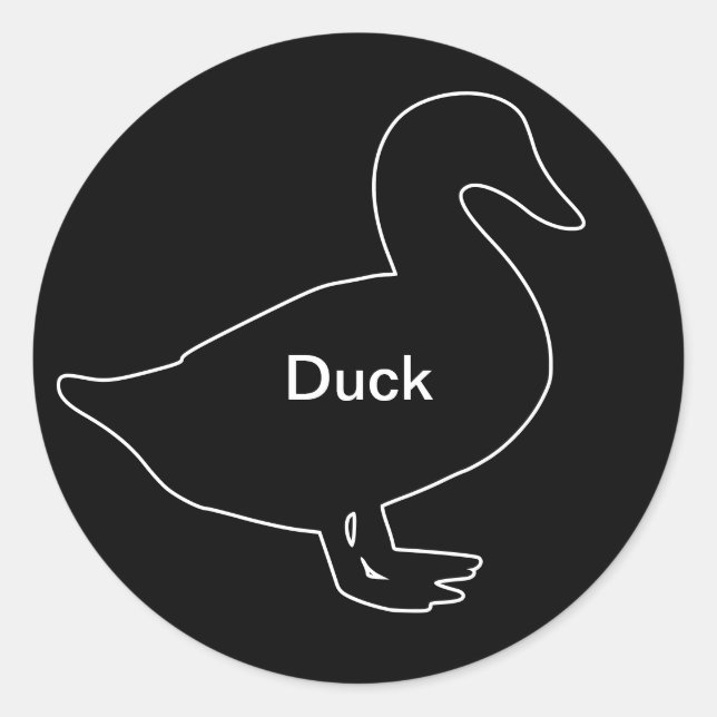 20x Stickers Meal Choice Duck (Front)