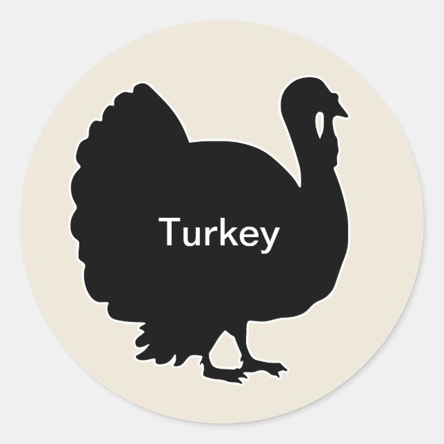 20x Stickers Meal Choice Turkey (Front)
