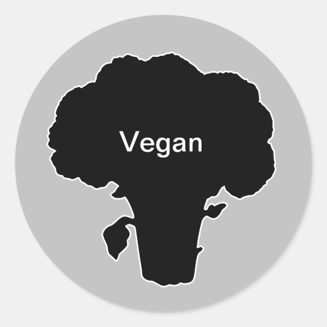 20x Stickers Meal Choice Vegan (Front)