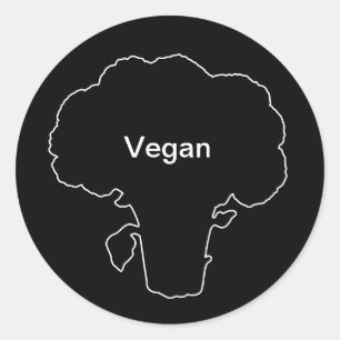 20x Stickers Meal Choice Vegan