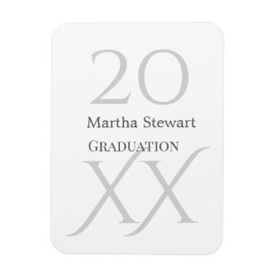 20XX bold le graduation name congrats school year Magnet