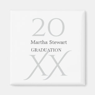 20XX bold le graduation name congrats school year Magnet