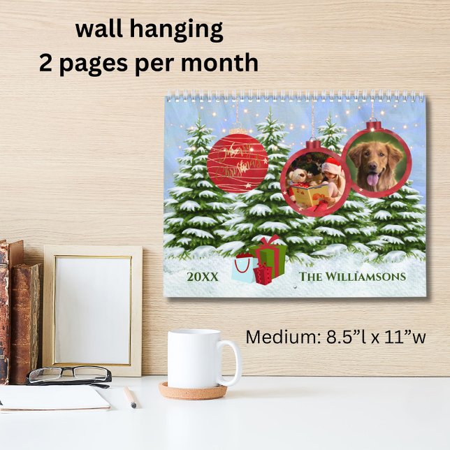 20XX CIY Family Photo Editable Wall  Calendar (Creator Uploaded)