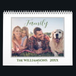 20XX CIY Family Photo Editable Wall  Calendar<br><div class="desc">This is your 20XX Custom Photo Calendar | Editable Year Text Calendar. Two pages per month, wall hanging. You'll enjoy the photos and the calendar space to write. Add your family photos or make a personalised calendar gift for your friends and family members. Easily add images and make it perfect...</div>