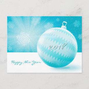 20XX Happy New Year Stylish Postcard