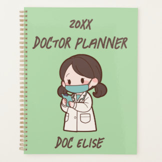 20XX New Year Cute Doctor Name Photo Planner