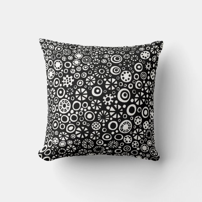 210712 - Black and White Cushion (Front)
