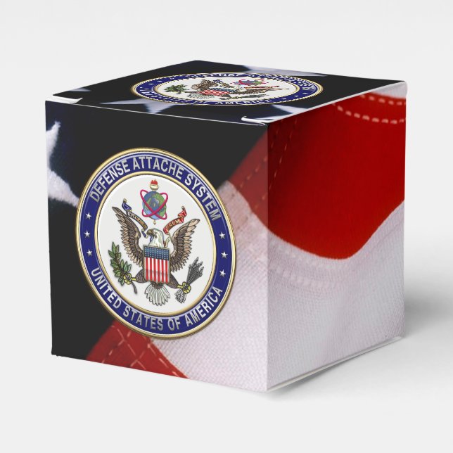 [210] U.S. Defence Attaché System (DAS) Emblem [3D Favour Box (Front Side)