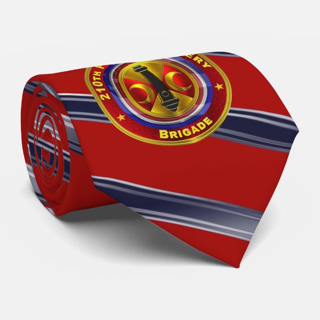 210th Field Artillery Brigade “Thunder” Tie (Rolled)