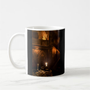 2114-Tarot Reading in Ancient Castle Coffee Mug
