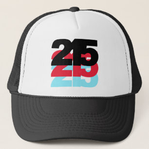 215 Area Code Trucker Hat