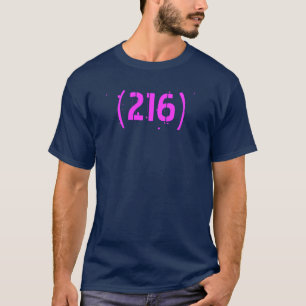 216 Area Code Shirt Cleveland