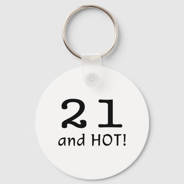 21 And Hot Key Ring (Front)