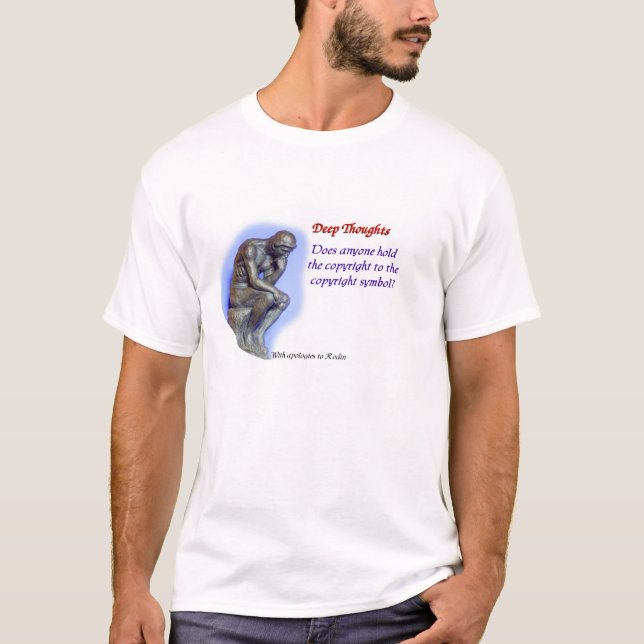 21 Deep Thoughts  - copyright Tee (Front)