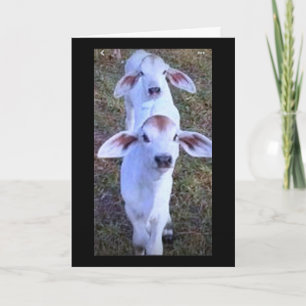 "21 IS SOMETHING TO BLEAT ABOUT" CARD