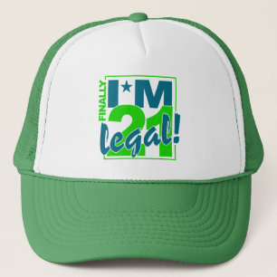 21 & LEGAL hat - choose colour