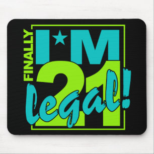 21 & LEGAL mousepad