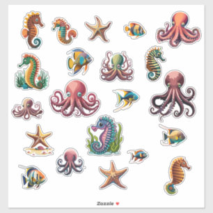 21 Multi Pack Sea World Fish Starefish etc