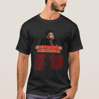 21 SAVAGE TOUR 2019 T-Shirt