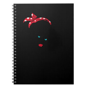21.Statistician Statistician Rosie The Riveter Pin Notebook