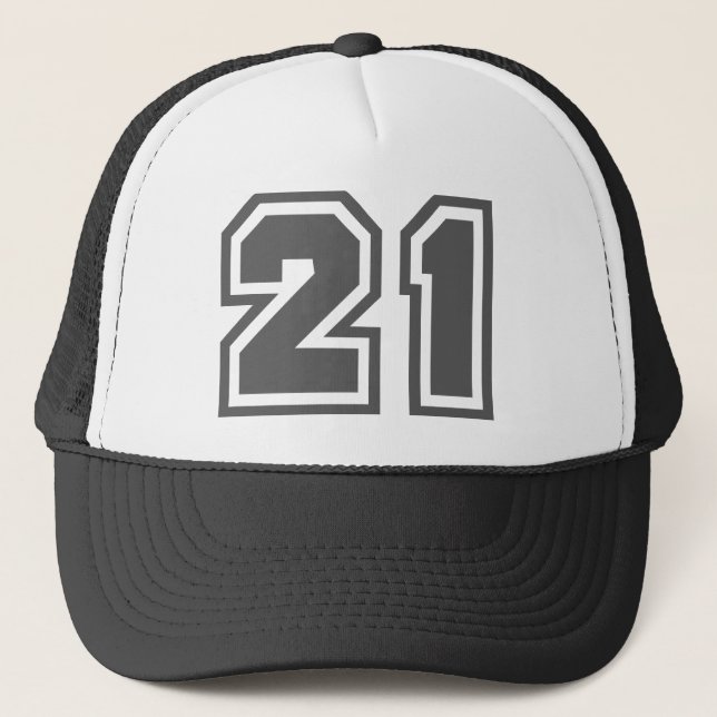 21 TRUCKER HAT (Front)