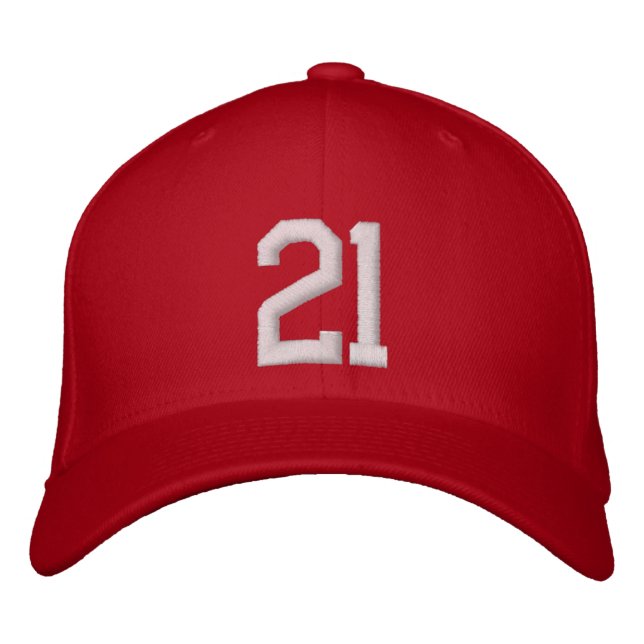 21 Twenty One Embroidered Hat (Front)