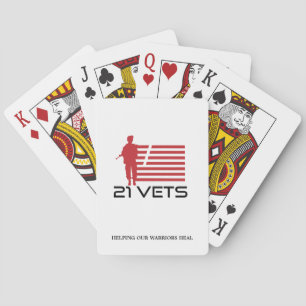 21 Vets Playing Cards