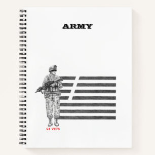 21 Vets Spiral Notebook