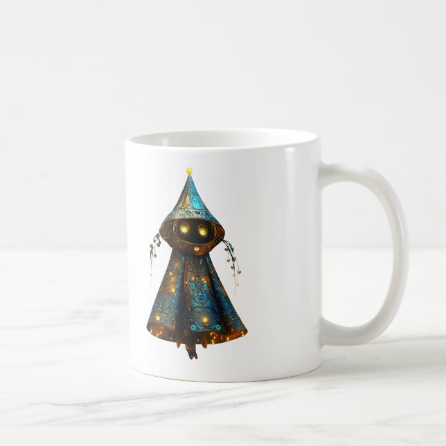 *~* 21 Whimsical Glow Funny Magical Christmas AP97 Coffee Mug (Right)