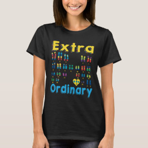 21 Xx Extra Chromosome Girl World Down Syndrome Da T-Shirt